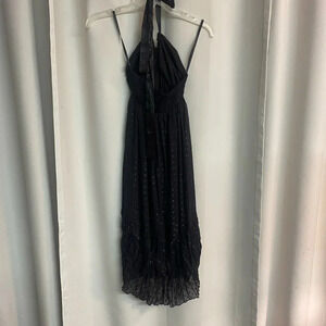 NWT H&M black strapless ( with tie around neck)size 4